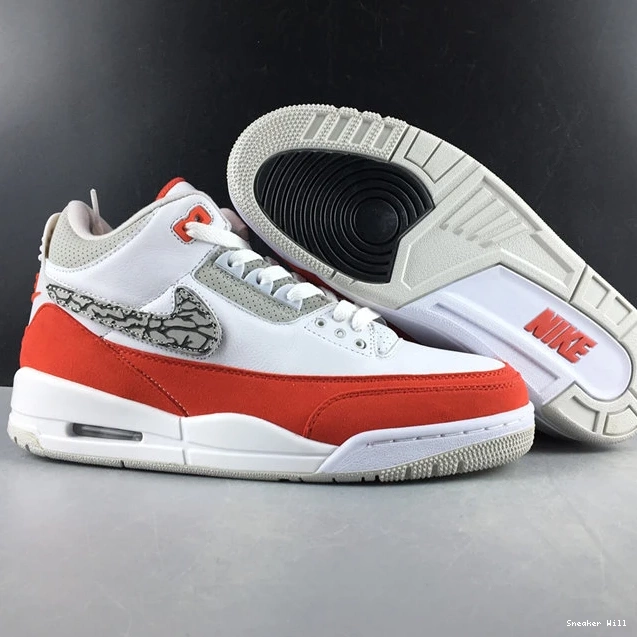 Jordan3 770 University GoAnywhere White CJ0939- Tinker 3945 Red 0526